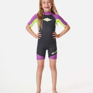 RIP CURL GROM'S OMEGA 1.5MM BZ | TRAJE DE NEOPRENO NIÑO MANGA CORTA CREMALLERA TRASERA