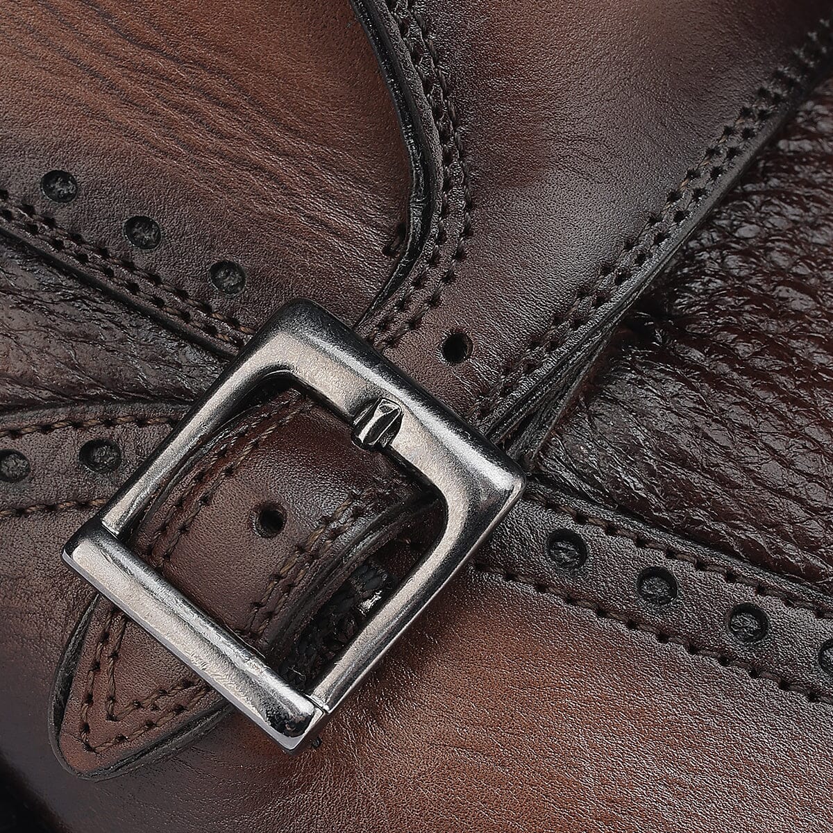 Zapato de vestir en piel genuina de venado - Imagen 7