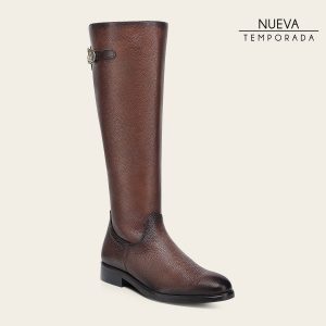 Bota casual en piel genuina de venado para dama