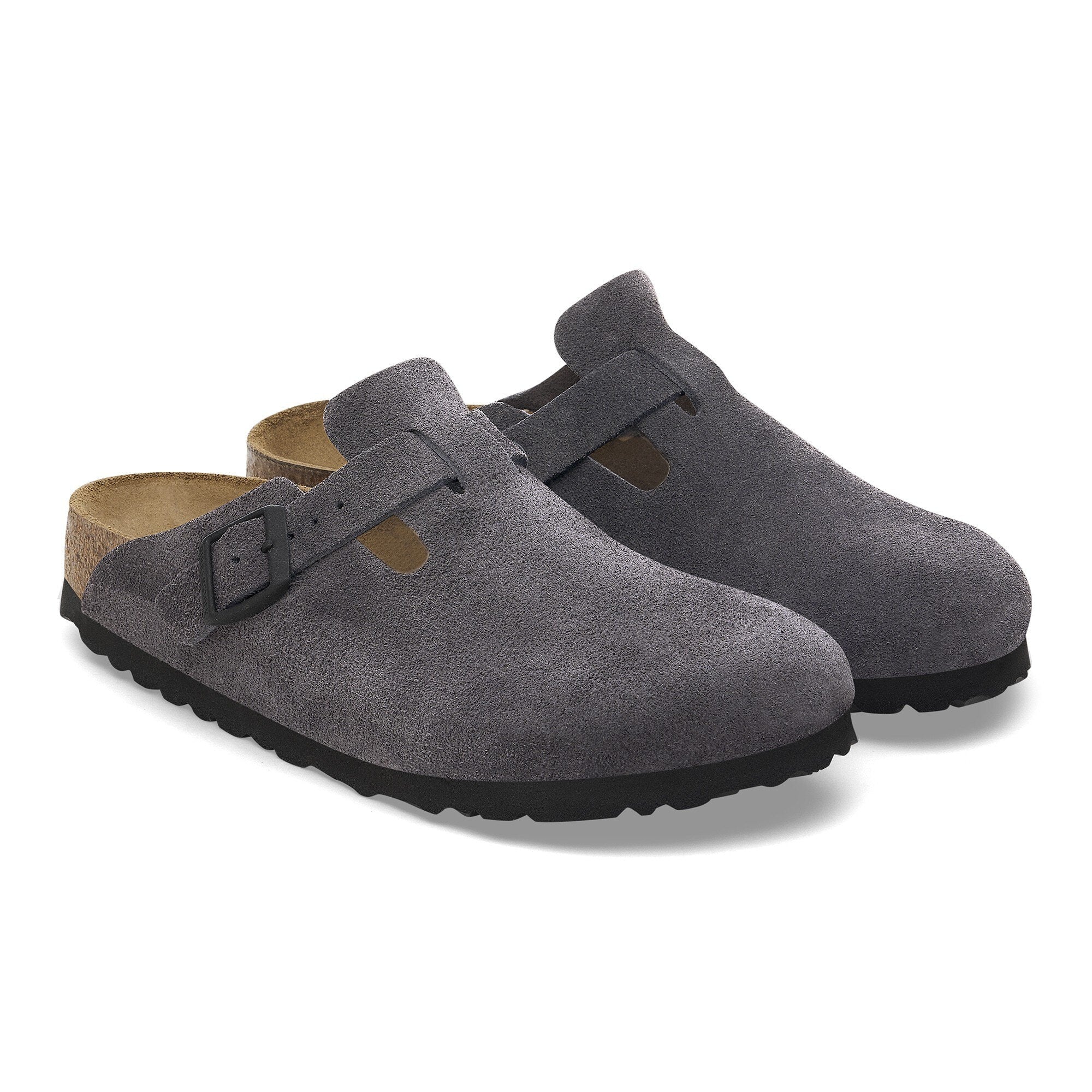 BIRKENSTOCK BOSTON SUEDE LEATHER | ZUECOS DE ANTE CON PLANTILLA ERGONÓMICA - Imagen 7