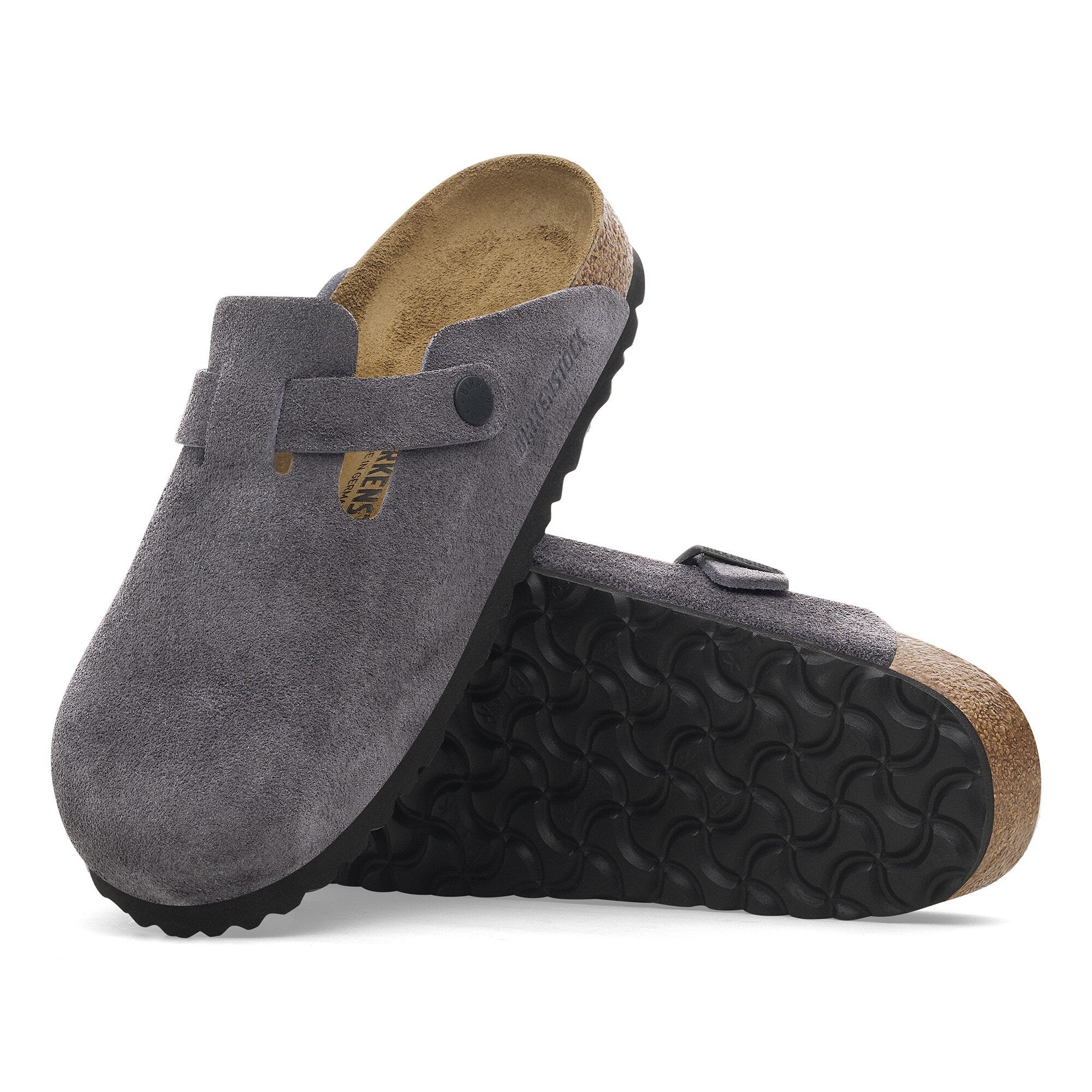 BIRKENSTOCK BOSTON SUEDE LEATHER | ZUECOS DE ANTE CON PLANTILLA ERGONÓMICA - Imagen 5