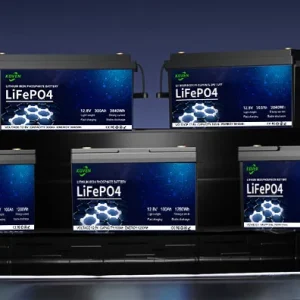 Batería Litio LiFePO4 12.8V 100/180/300Ah con BMS y Bluetooth –