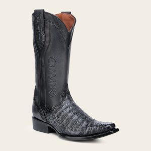 Bota tradicional en piel genuina de fuscus para caballero