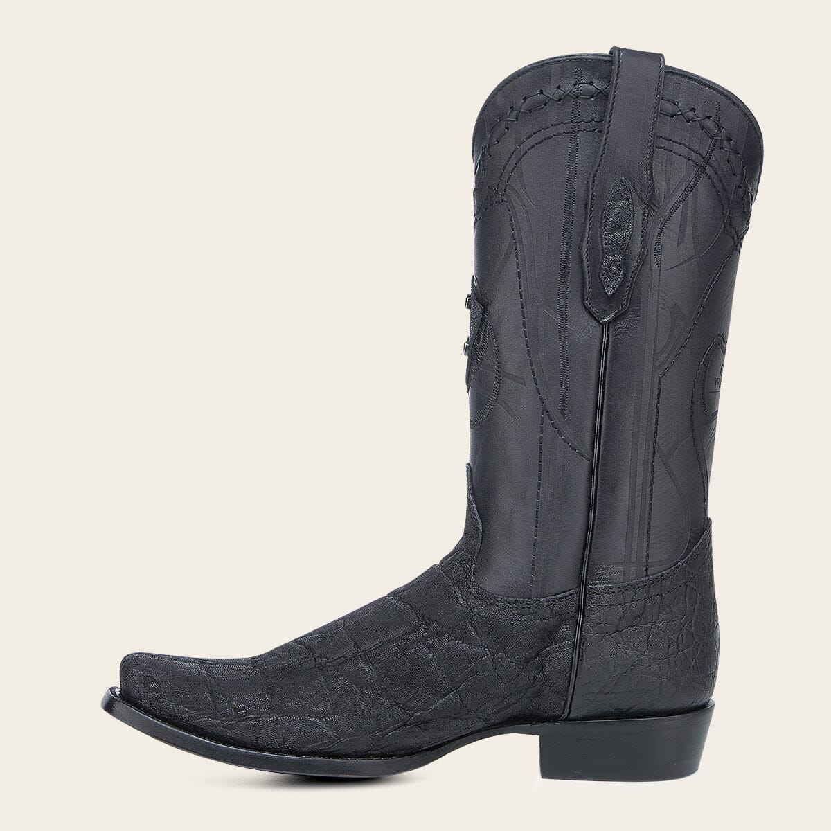 Bota tradicional Orígenes en piel genuina de elefante para caballero - Imagen 5