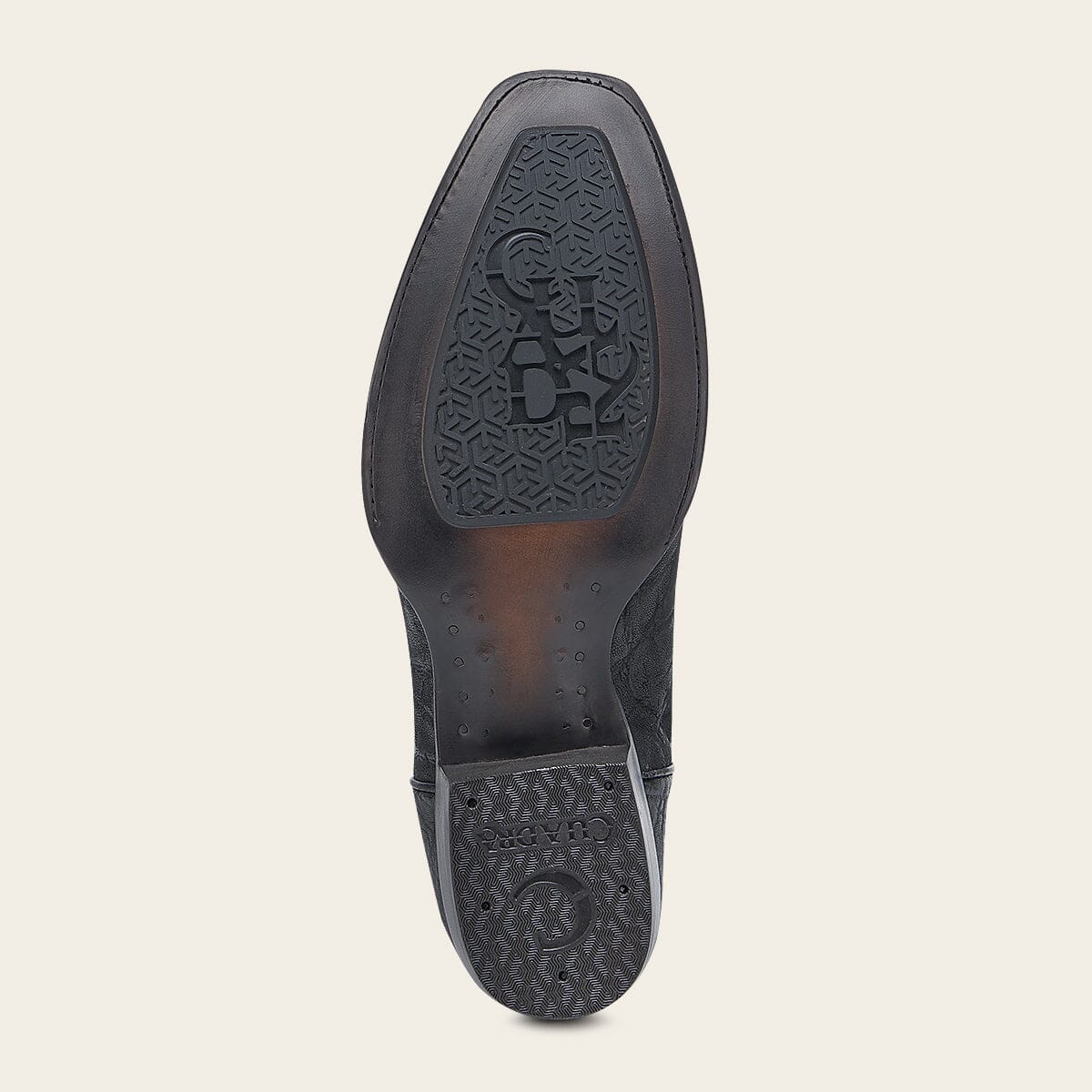 Bota tradicional Orígenes en piel genuina de elefante para caballero - Imagen 9