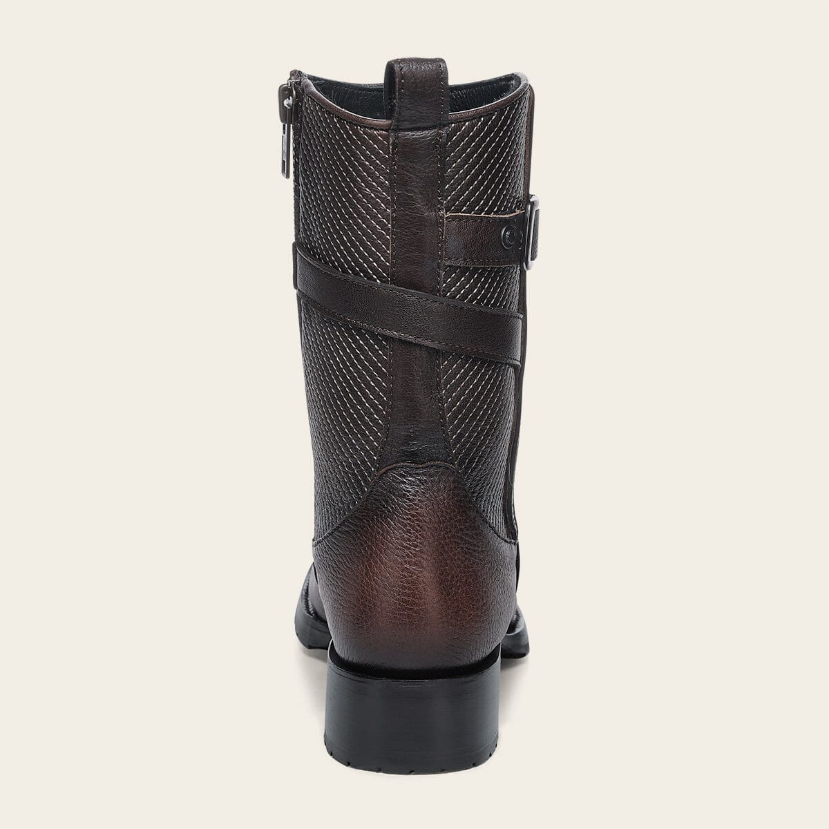 Bota urbana en piel genuina de venado para caballero - Imagen 9