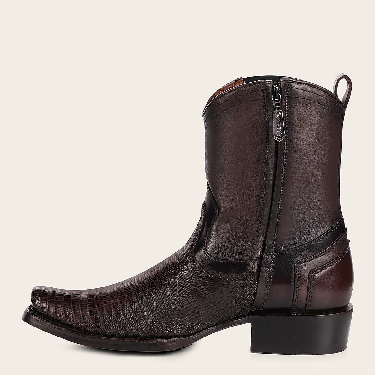 Bota en piel genuina de lizard para caballero - Imagen 6