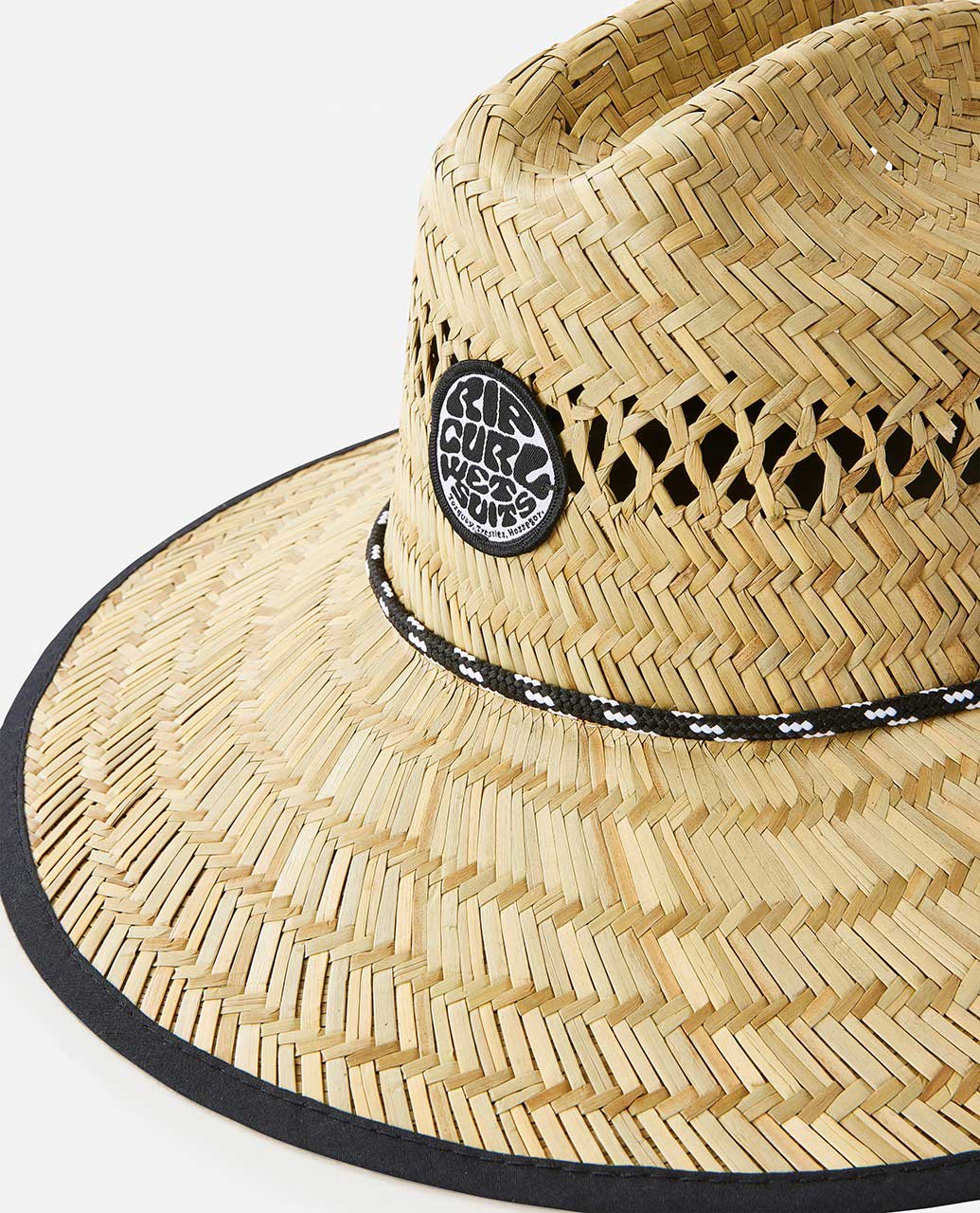 RIP CURL LOGO STRAW HAT | SOMBRERO DE PAJA CON CORDÓN AJUSTABLE - Imagen 6