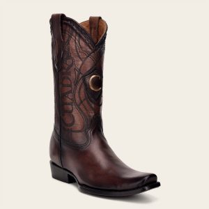 Bota tradicional en piel genuina para caballero