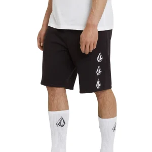 VOLCOM ICONIC STONE FLEECE SHORT BLACK | PANTALÓN CORTO DEPORTIVO