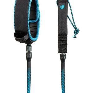 CREATURES RELIANCE LONGBOARD KNEE LEASH 9' CIAN Y NEGRO | INVENTO DE SURF DE RODILLA PARA LONGBOARD