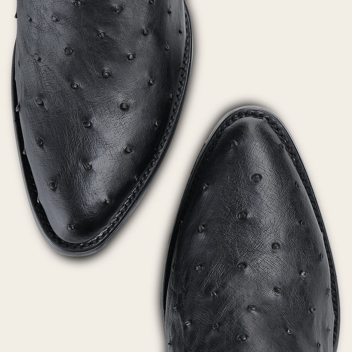 Bota tradicional Orígenes en piel genuina de avestruz para caballero - Imagen 4