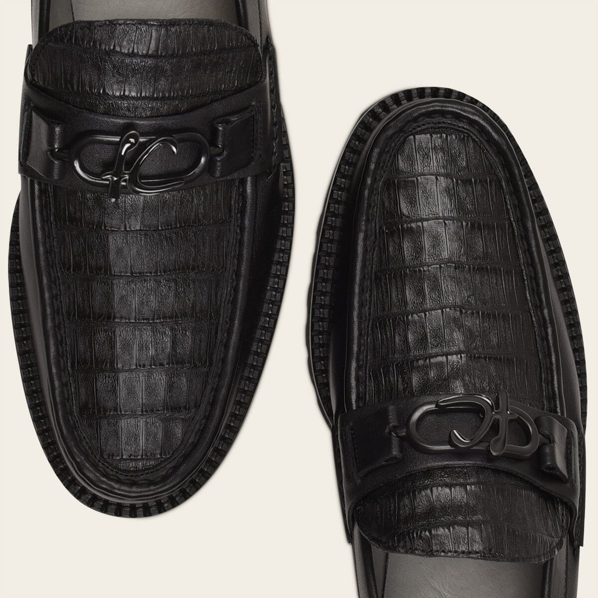Loafers para caballero en piel de caimán - Imagen 4