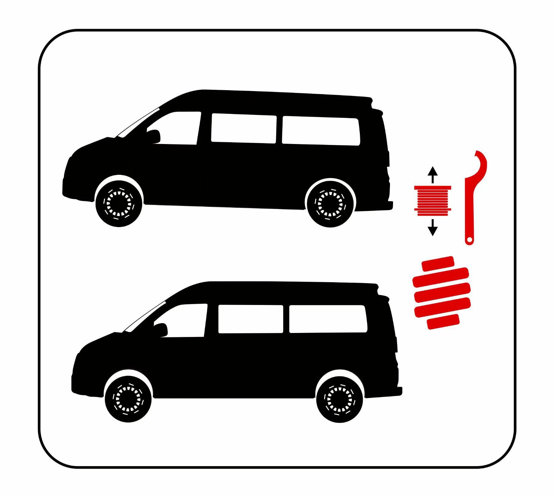 Muelles Eibach Pro Lift Kit +35 VW T5/T6/T6.1 - Imagen 7