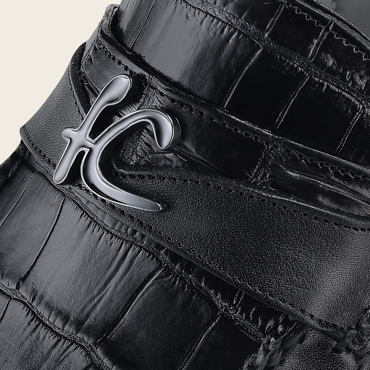 Loafer en piel genuina de nilóticus para caballero - Imagen 4