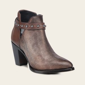 Botín en piel genuina de carunga para dama