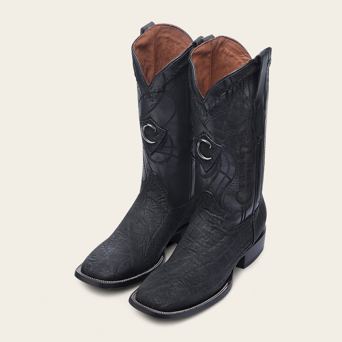 Bota tradicional Orígenes en piel genuina de elefante para caballero - Imagen 6