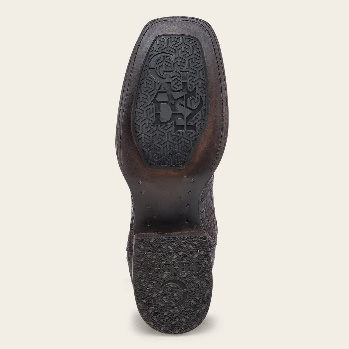 Bota rodeo Orígenes en piel genuina de fuscus para caballero - Imagen 9