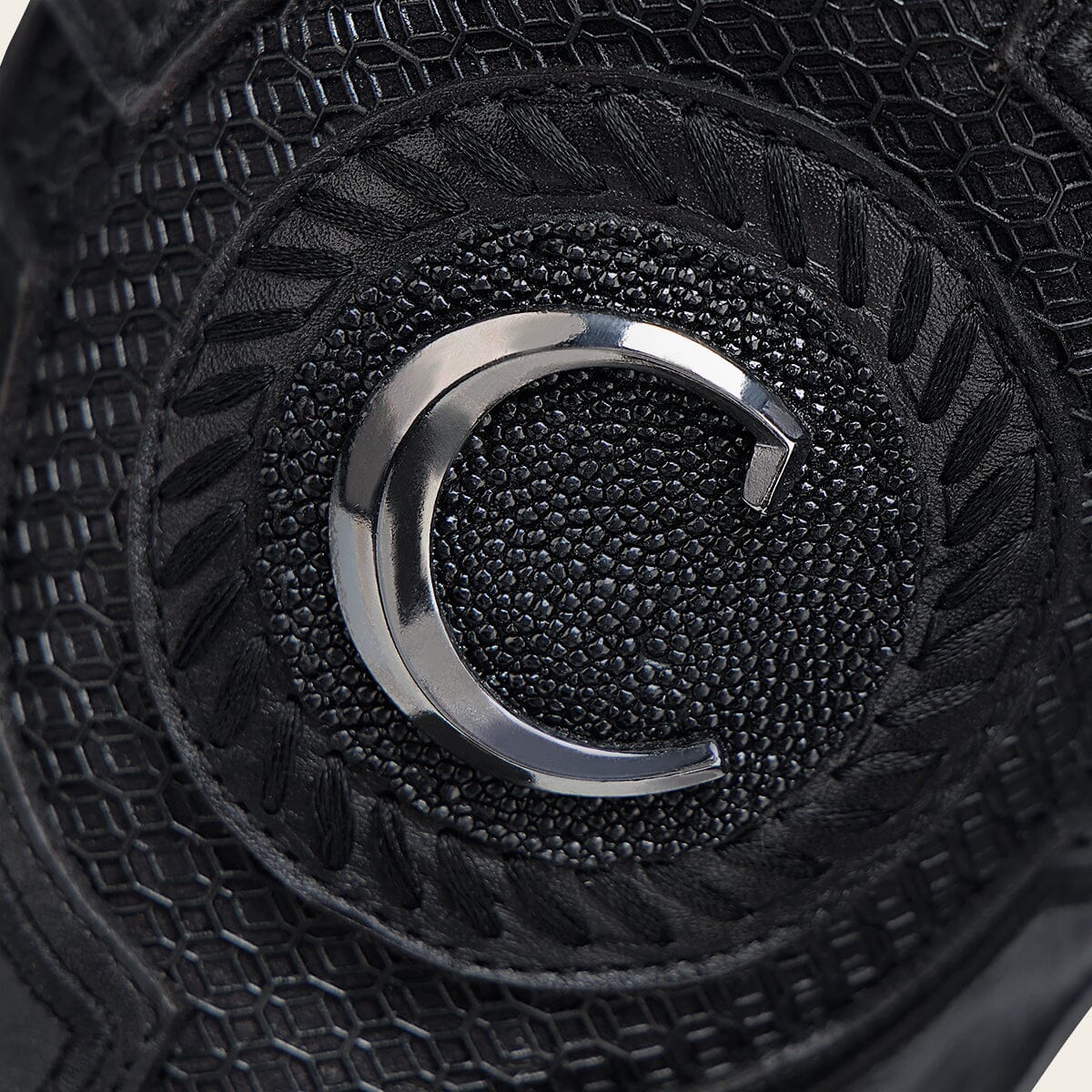 Bota de rodeo en piel genuina de mantarraya para caballero - Imagen 4