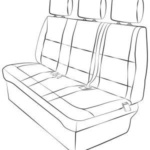 Funda Asientos Traseros VW T4 California/Multivan