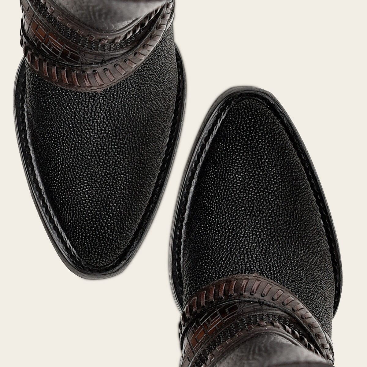 Bota casual en piel genuina de mantarraya para dama - Imagen 9