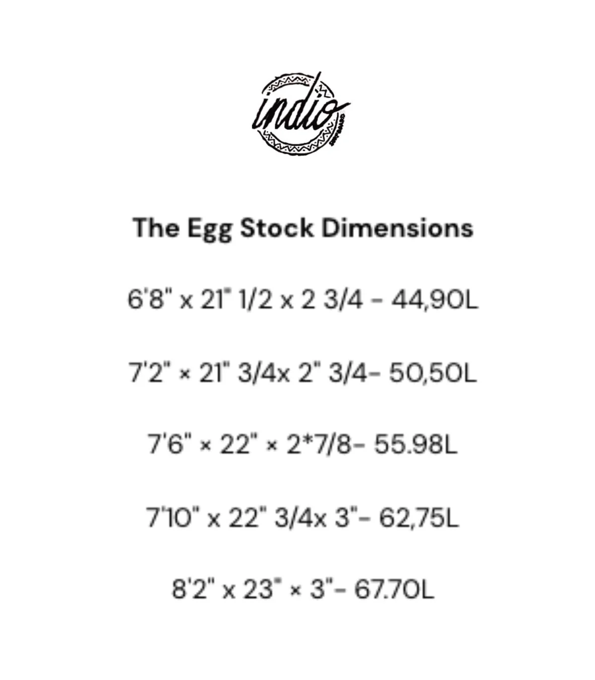 INDIO ENDURANCE THE EGG | TABLA DE SURF EPOXY - Imagen 6