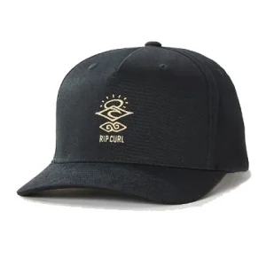 RIP CURL ICONS ECO FLEXFIT BLACK/TAN | GORRA FLEXFIT AJUSTABLE