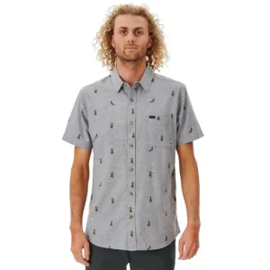 RIP CURL HULA BREACH SS GREY | CAMISA DE MANGA CORTA