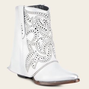 Botín casual en piel genuina para dama