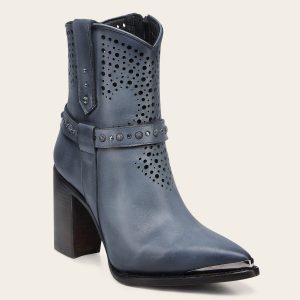 Botín en piel genuina para dama