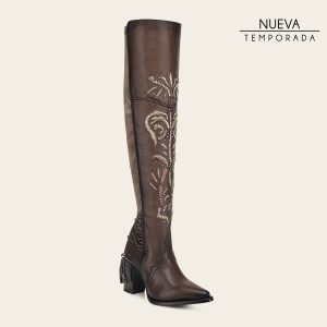 Bota casual en piel genuina para dama