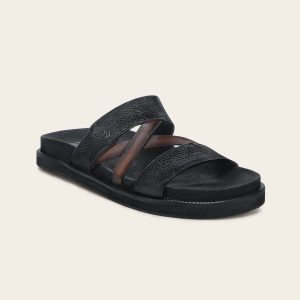 Sandalia en piel genuina de venado para caballero