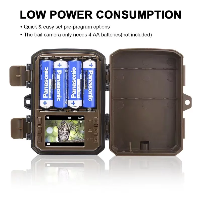 Mini Cámara de Fototrampeo 100MP, Video Full HD 1080P, IP66 - Imagen 5