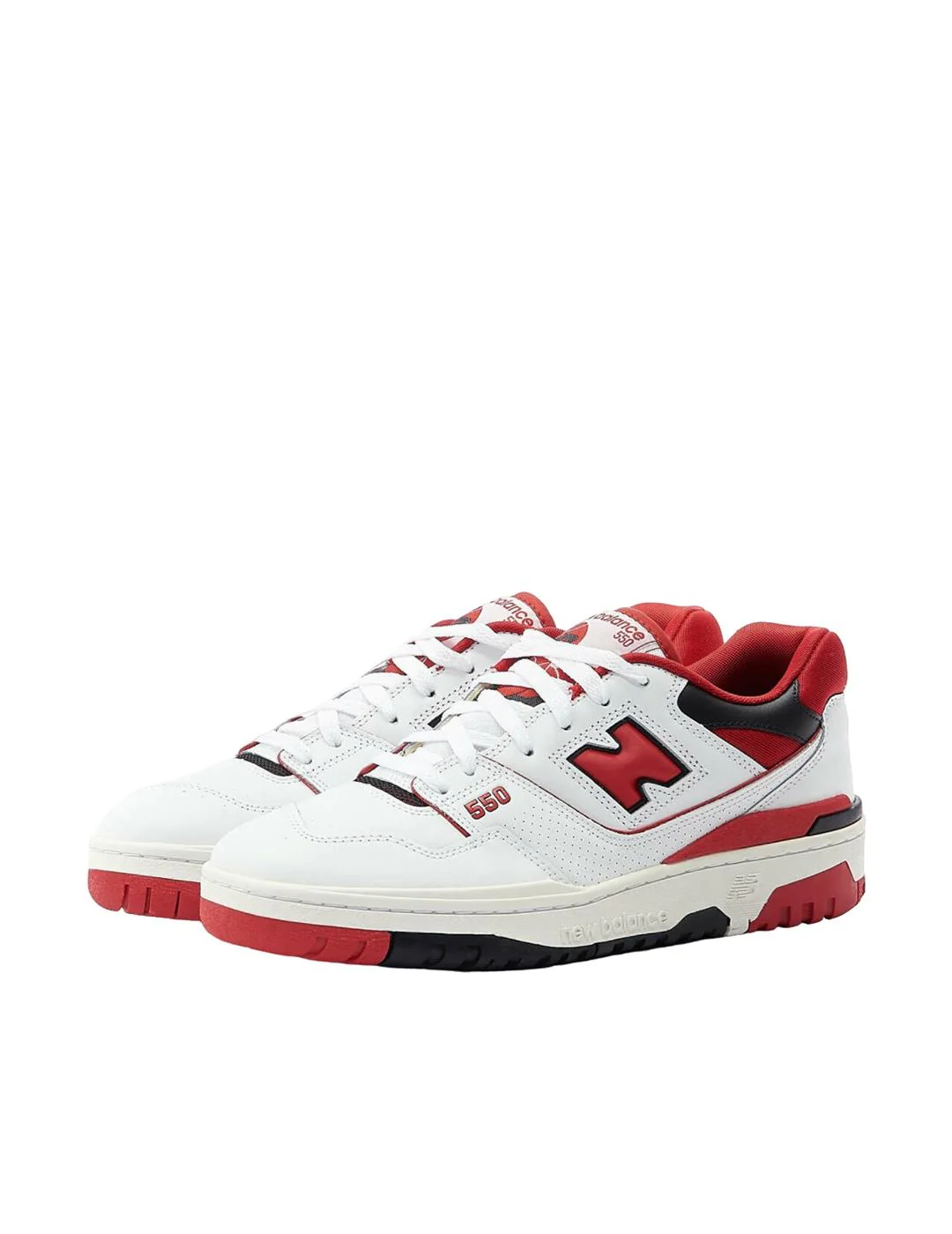 NEW BALANCE 550 WHITE/TEAM RED BB550SE1 | ZAPATILLAS CLÁSICAS Y VERSÁTILES - Imagen 4