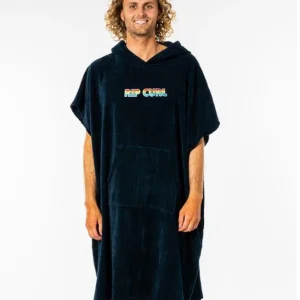 RIP CURL ICONS HOODED TOWEL NAVY | PONCHO DE SURF