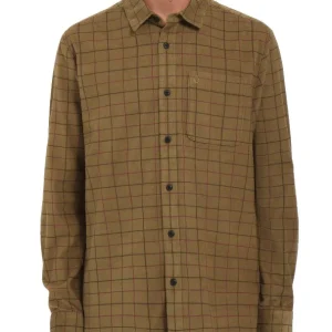 VOLCOM ZANDER DARK KHAKI | CAMISA DE PANA