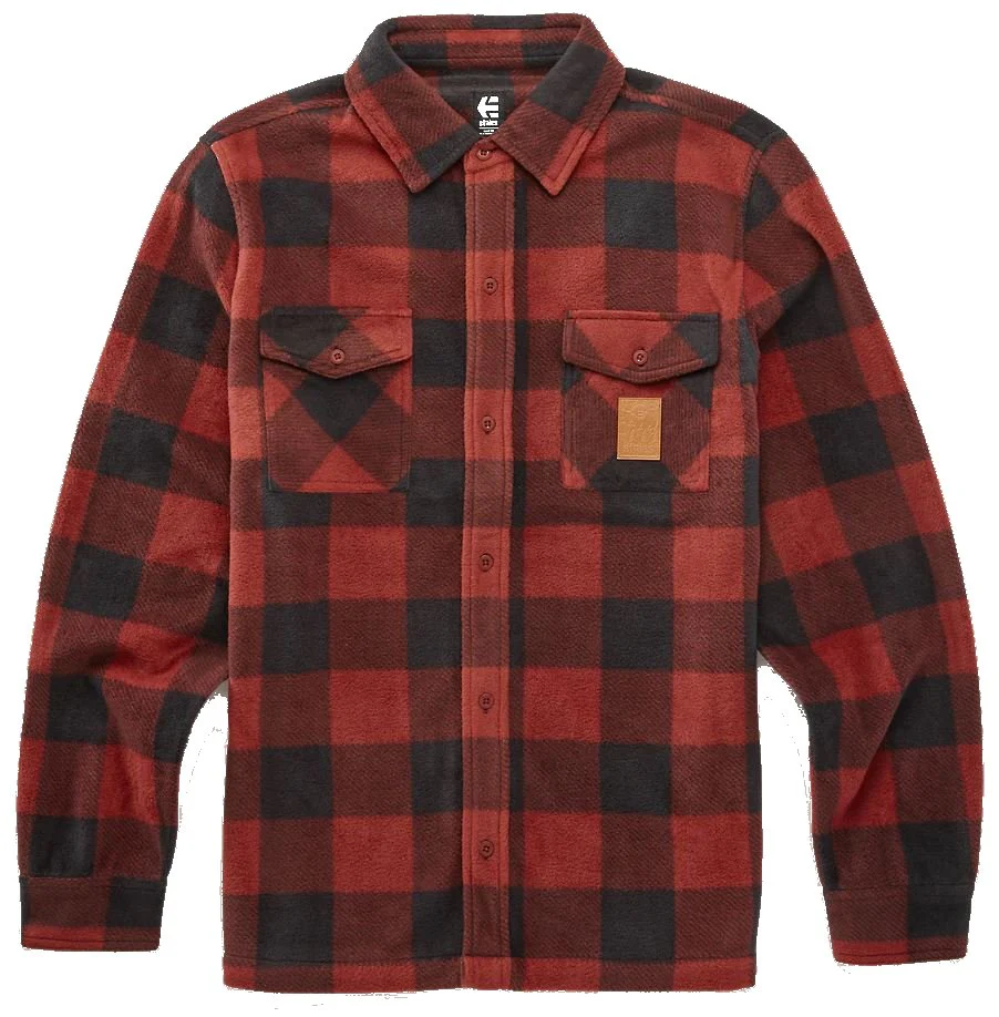 ETNIES WOODSMAN FLEECE RUST | CAMISA DE FORRO POLAR