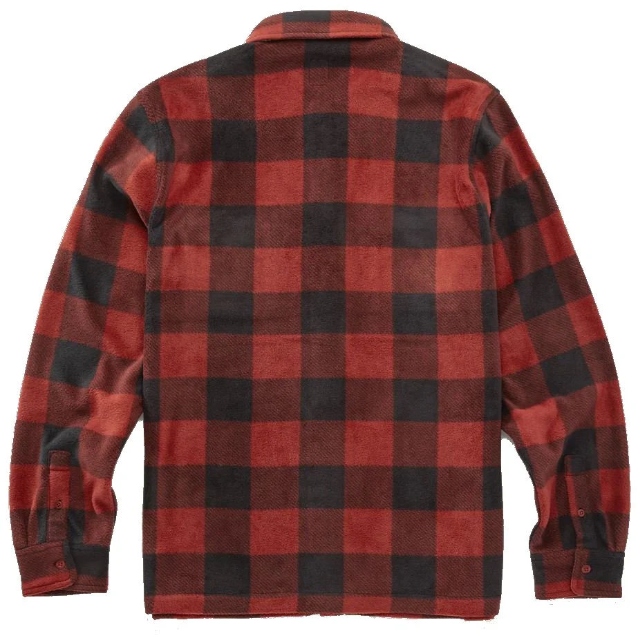 ETNIES WOODSMAN FLEECE RUST | CAMISA DE FORRO POLAR - Imagen 3