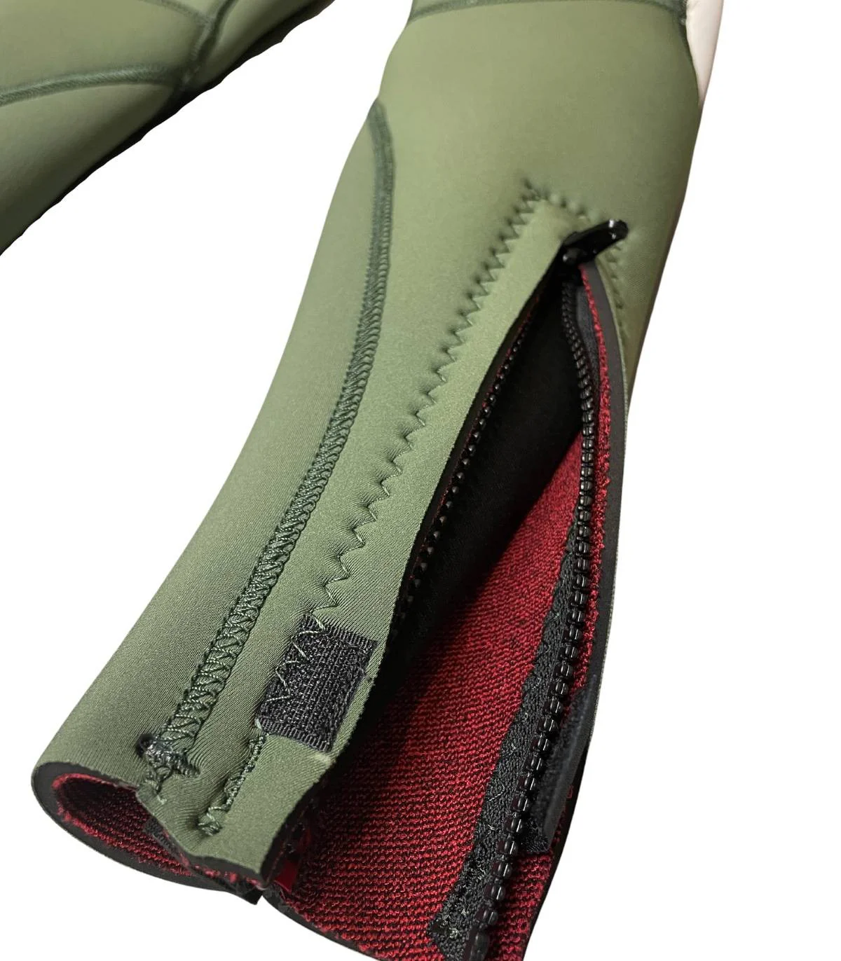 RIP CURL JUNIOR DAWN PATROL 4/3 CHEST ZIP GREEN 2024 - Imagen 7