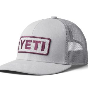 YETI LOGO BADGE TRUCKER HAT GREY | GORRA TRUCKER AJUSTABLE