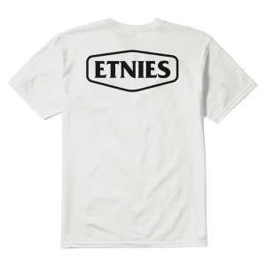 ETNIES CAMISETA DYSTOPIA FONT TEE WHITE | CAMISETA SKATE