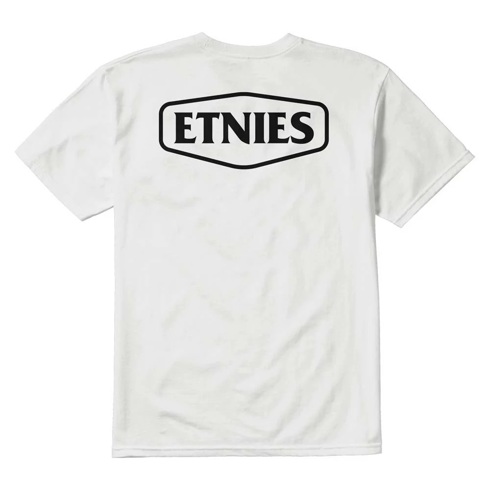 ETNIES CAMISETA DYSTOPIA FONT TEE WHITE | CAMISETA SKATE - Imagen 2