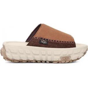 UGG VENTURE DAZE SLIDE CHESTNUT/CERAMIC | SANDALIAS DE ANTE CON SUELA DE CAÑA DE AZÚCAR