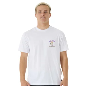 CORE SURFING X RIP CURL SANTIAGO DE COMPOSTELA 2024 WHITE | CAMISETA SURFERA