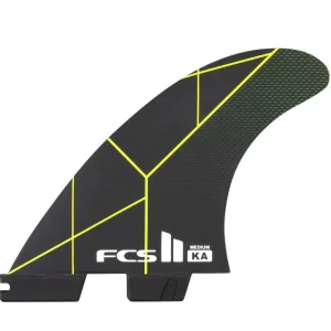 FCS II KA PC TRI-SET XS GROM BLACK/ACID | JUEGO DE QUILLAS TRI-FIN TALLA XS