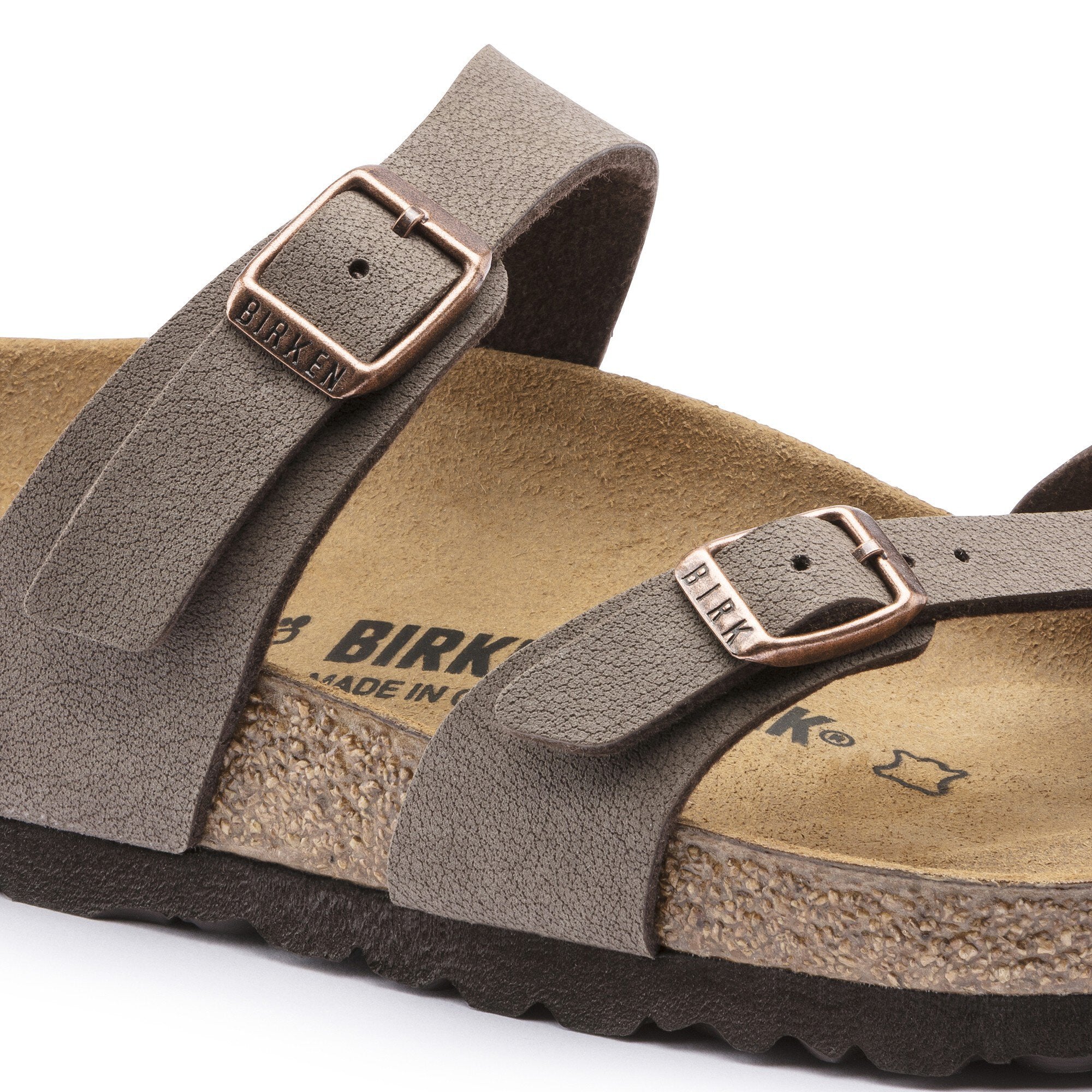 BIRKENSTOCK MAYARI BIRKO-FLOR BIRKIBUC | SANDALIAS DE DEDO CON PLANTILLA ANATÓMICA - Imagen 9