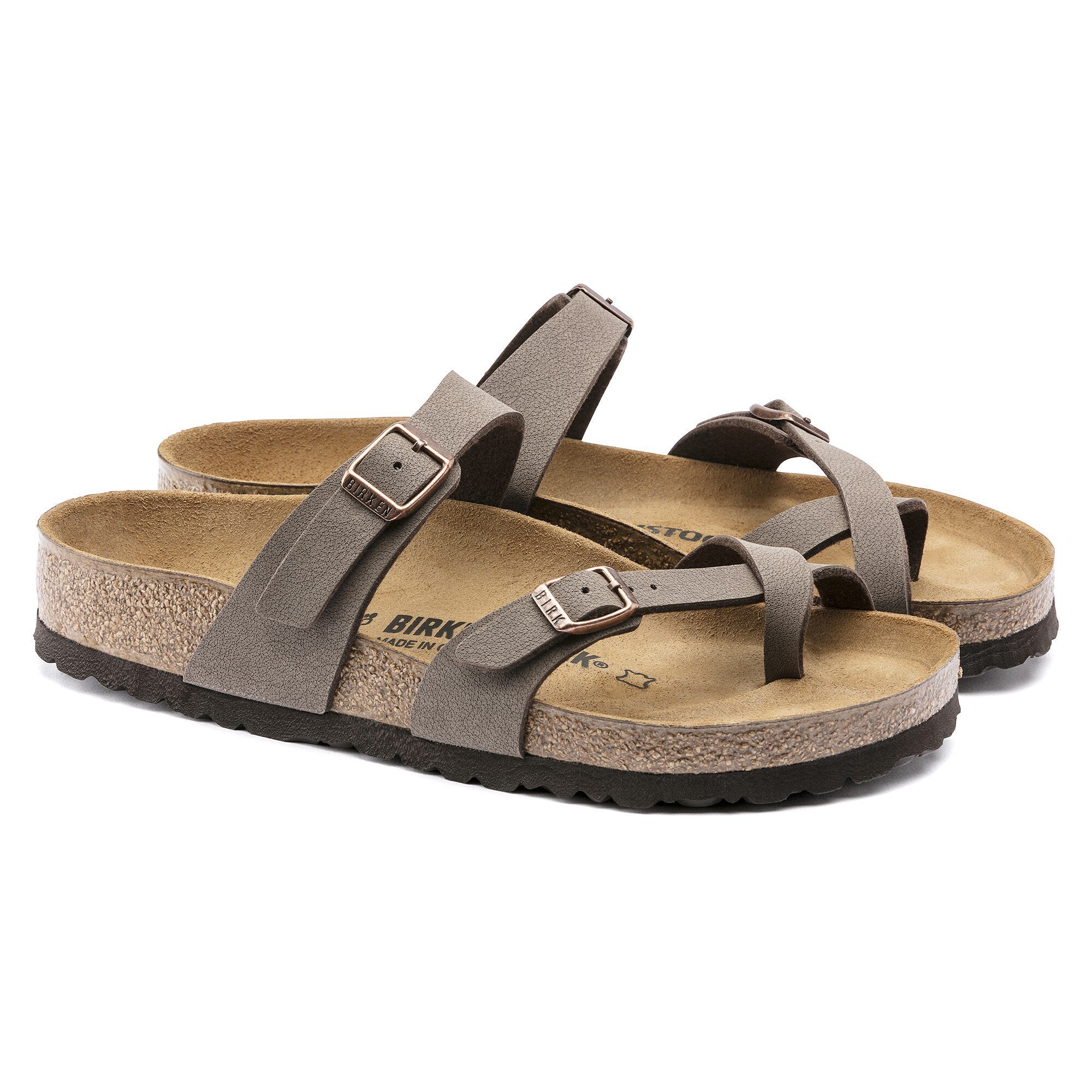 BIRKENSTOCK MAYARI BIRKO-FLOR BIRKIBUC | SANDALIAS DE DEDO CON PLANTILLA ANATÓMICA - Imagen 7