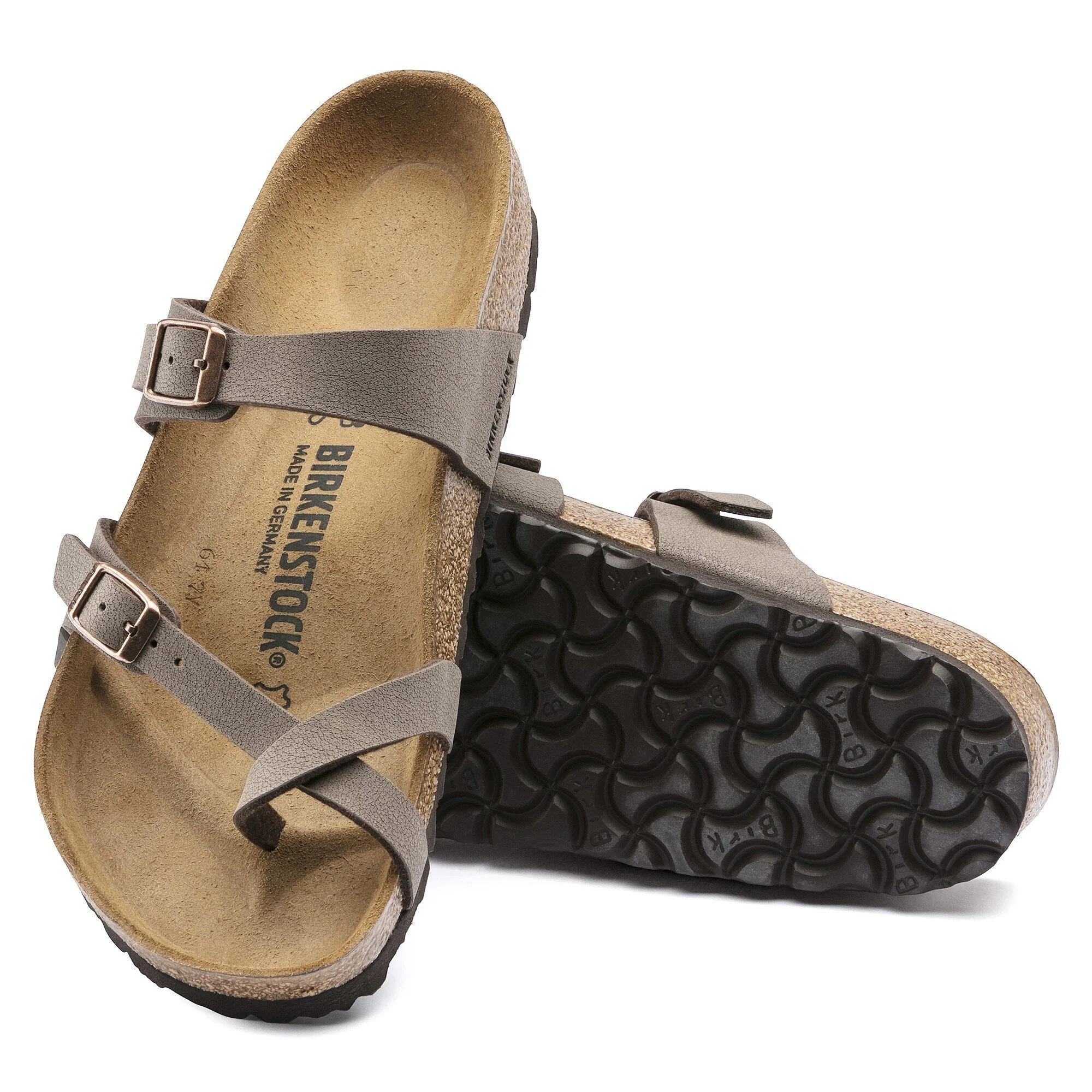 BIRKENSTOCK MAYARI BIRKO-FLOR BIRKIBUC | SANDALIAS DE DEDO CON PLANTILLA ANATÓMICA - Imagen 5