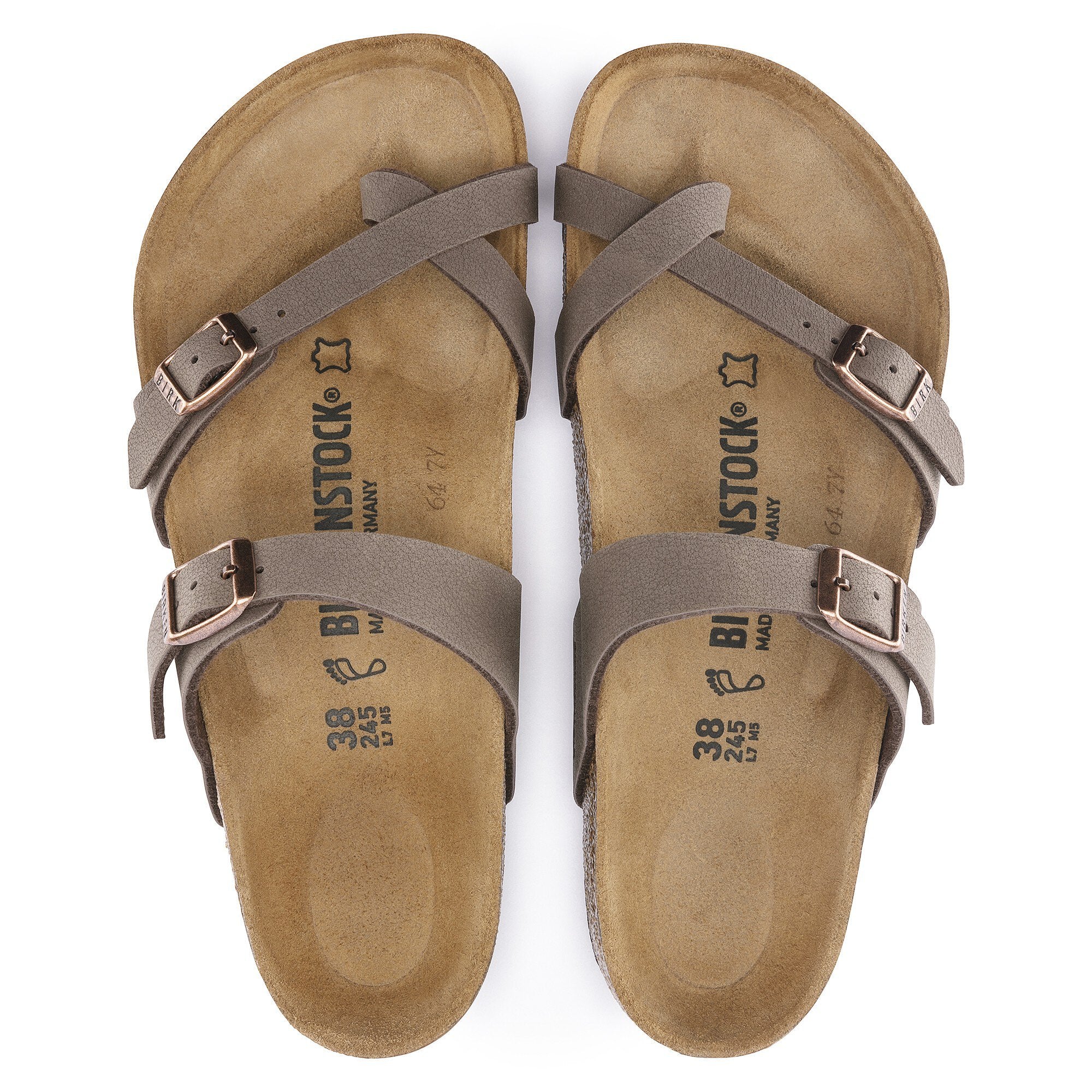 BIRKENSTOCK MAYARI BIRKO-FLOR BIRKIBUC | SANDALIAS DE DEDO CON PLANTILLA ANATÓMICA - Imagen 6