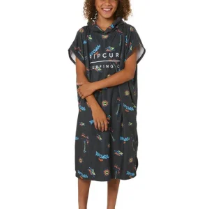 RIP CURL HOODED TOWEL BOY CHARCOAL GREY | PONCHO DE SURF PARA NIÑOS